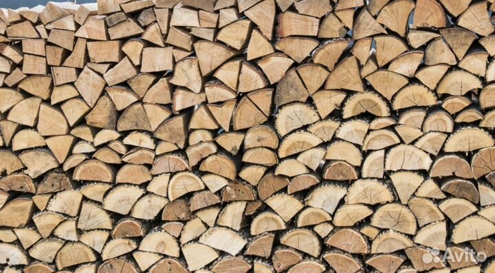 Дрова колотые дуб