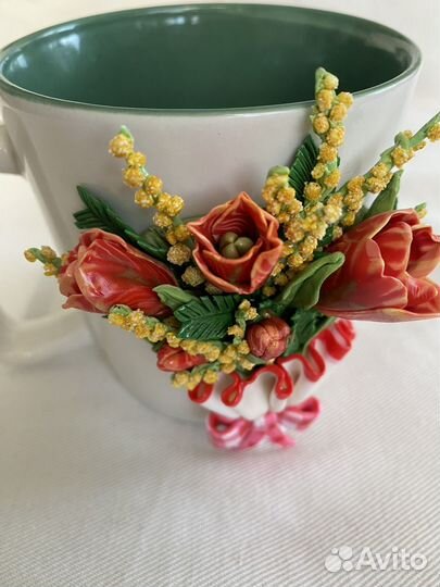 Подарок на 8 марта.Букет. Кружка