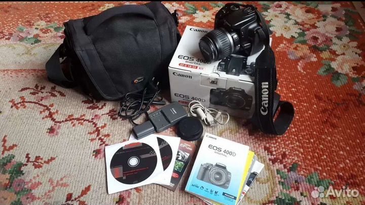 Зеркальный фотоаппарат Canon eos 400d kit 18-55