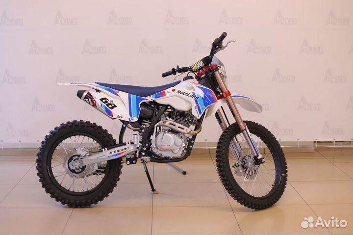 Мотоцикл Кросс Motoland CRF250 синий