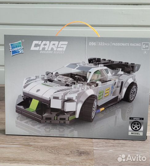 Конструктор Zuanma cars белый