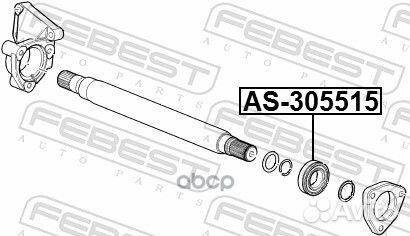 Подшипник приводного вала 30X55X15.5 mercedes C