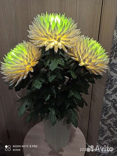 Светильник хризантема