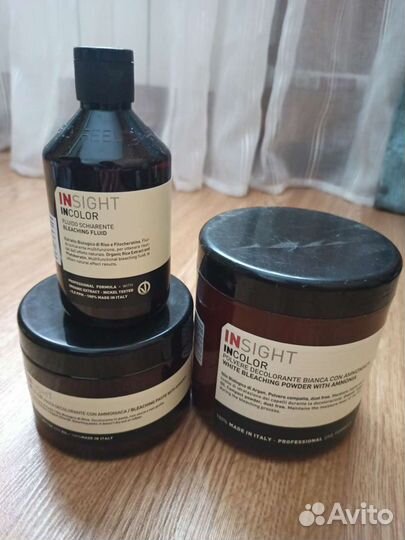 Шампунь, кондиционер, маска для волос insight Итал