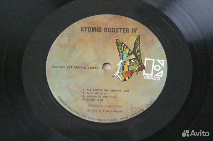 Пластинка Atomic Rooster IV 73 USA EX
