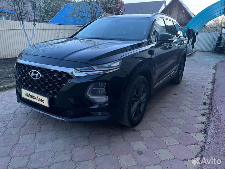 Hyundai Santa Fe 2.2 AT, 2018, 87 600 км