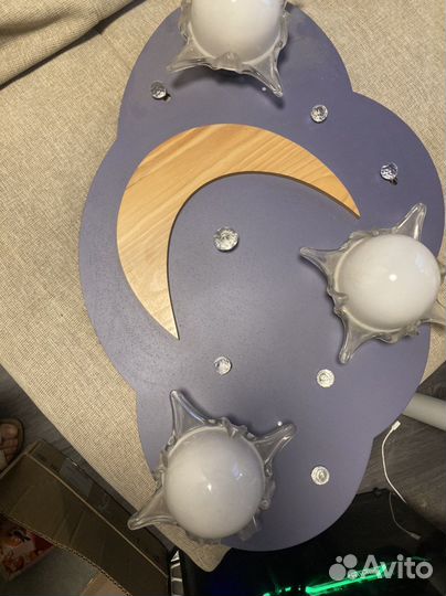 Люстра потолочная бу