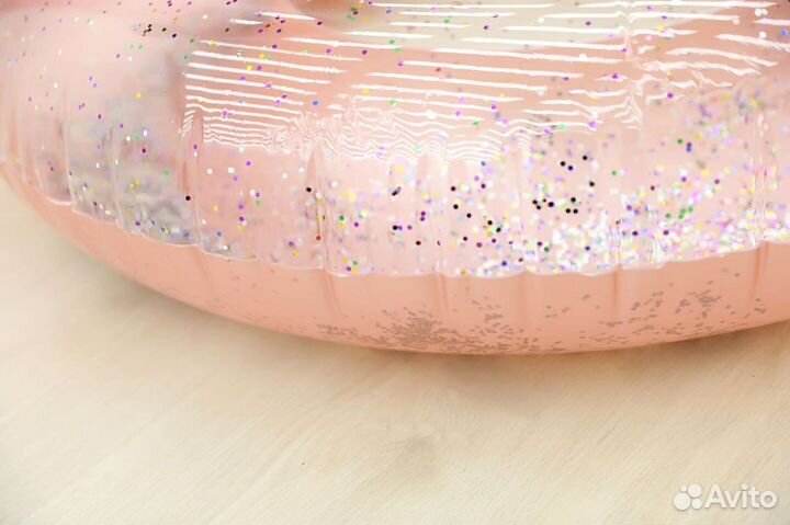 Надувной круг фламинго 120см