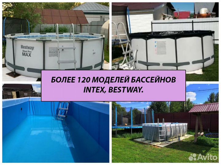 Бассейн каркасный бествей / бассейн bestway