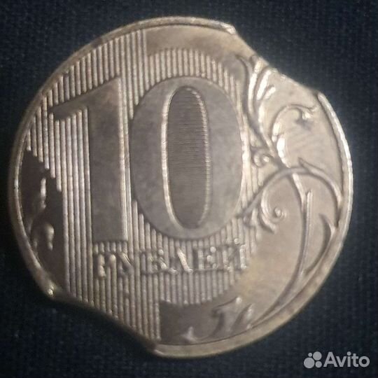 Монета 10 р. двойным выкус 2018 г