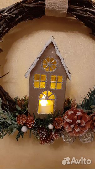 Светильник - веночек декоративный