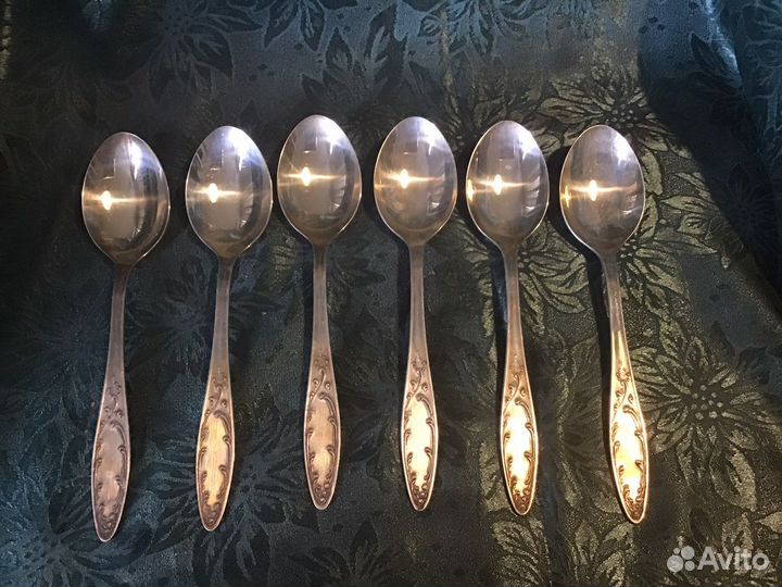 Набор столовых приборов мельхиор СССР