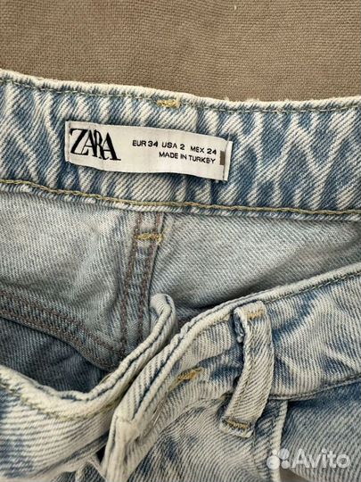 Джинсы zara женские 34