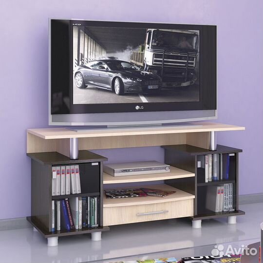 Тумба под тв 003 К2 дуб молочный