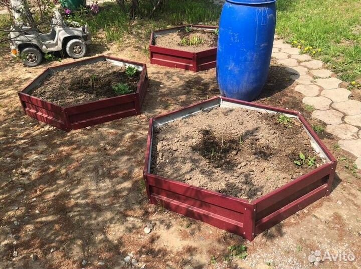 Грядка темно-зеленая 1м х 1м х 22см