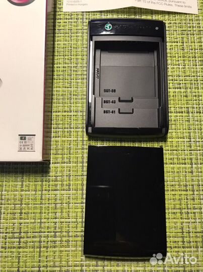 Зарядное устройство Sony Ericsson, оригинал