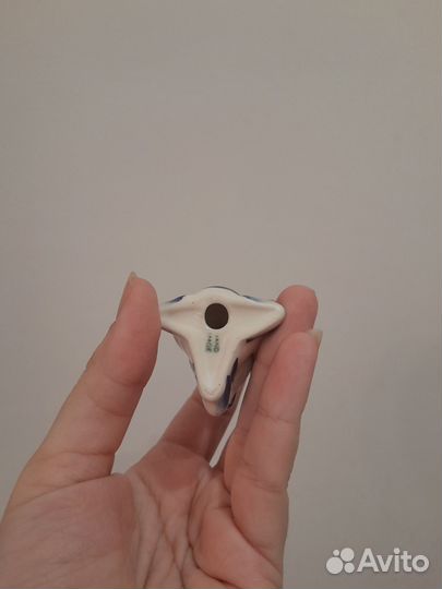 Статуэтка курица гжель