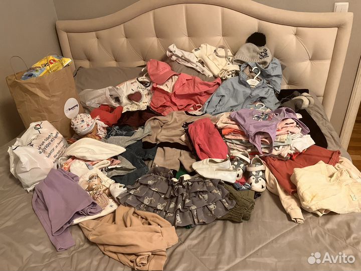 Детские вещи пакетом на девочку 92 98