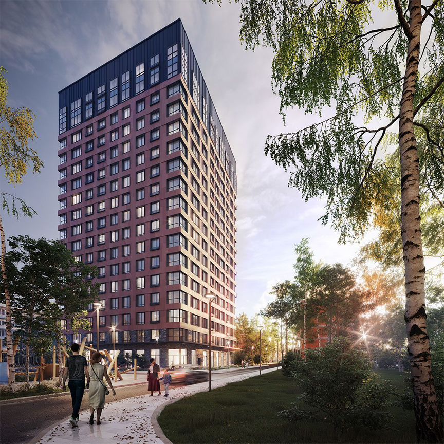 1-к. квартира, 38,3 м², 11/17 эт.