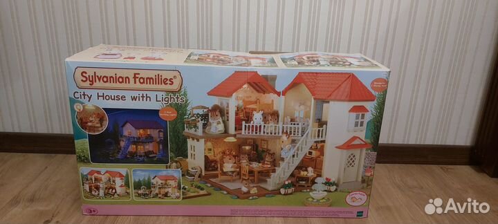 Sylvanian families, большой дом со светом