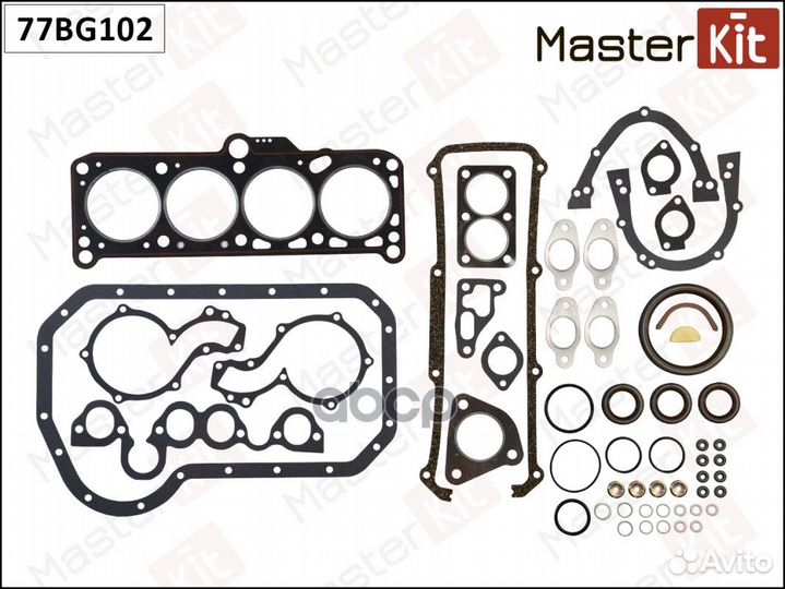 Набор прокладок двигателя audi 80 Masterkit