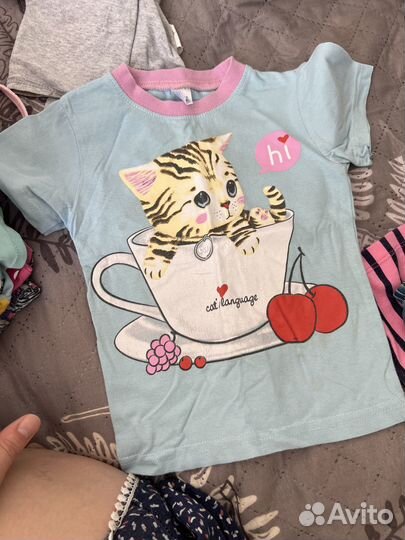 Пакет летних вещей на девочку 2-3 года