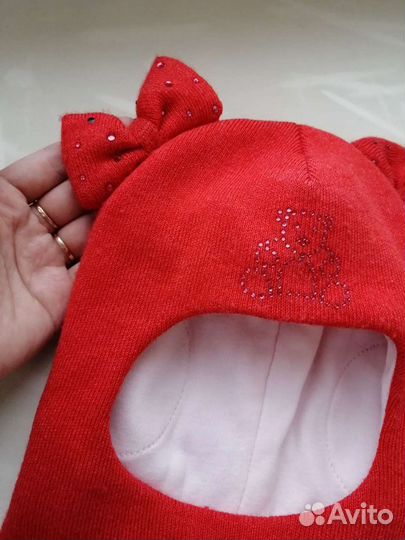 Шапка шлем на весну-осень 46-48
