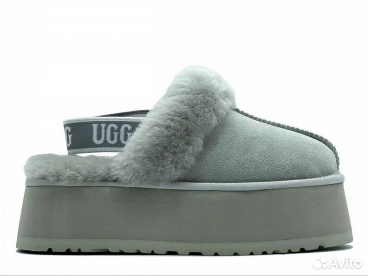 Женские тапки Угги Ugg Funkette Suede Platform