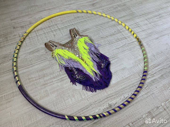 Роспись предметов для художественной гимнастики