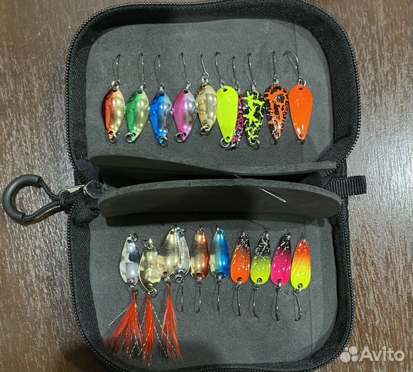 Блесны колебалки с сумкой
