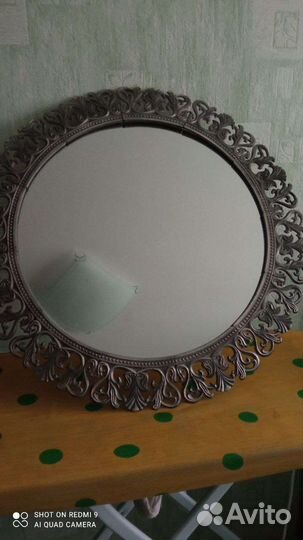 Зеркало зик круглое