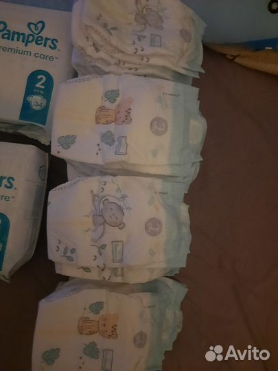 Подгузники 2 Pampers