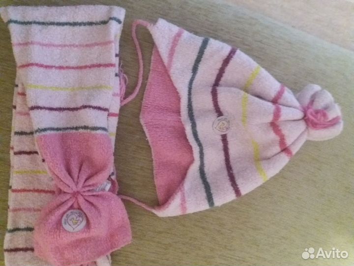 Шапка+шарф Deux par deux (Канада), размер 6/7