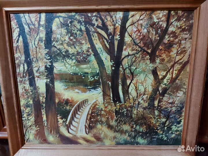 Картина маслом пейзаж 50х60