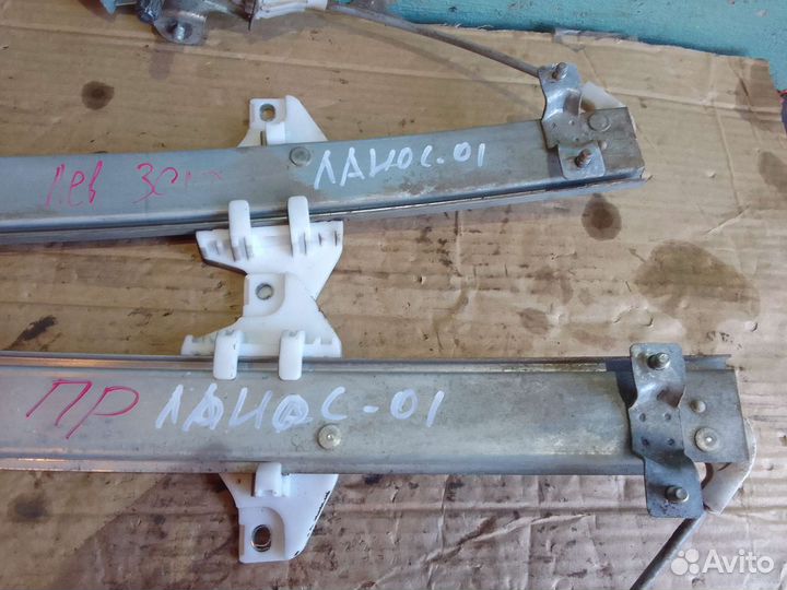 Задний стеклоподъемник мех. Chevrolet Lanos
