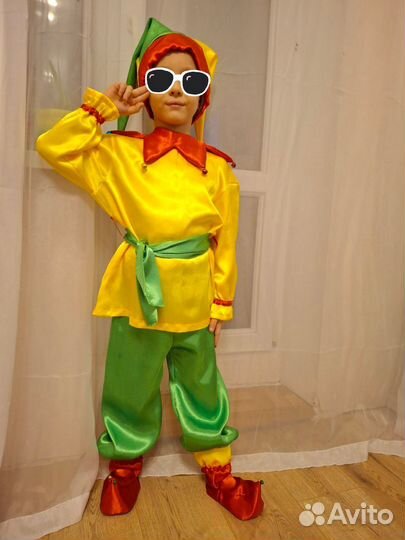 Новогодний костюм шута, петрушки, скомороха