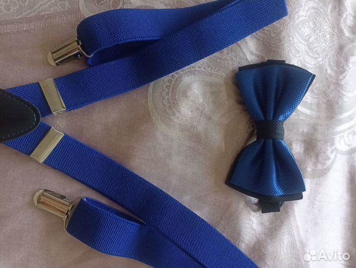 Подтяжки с бабочкой новые