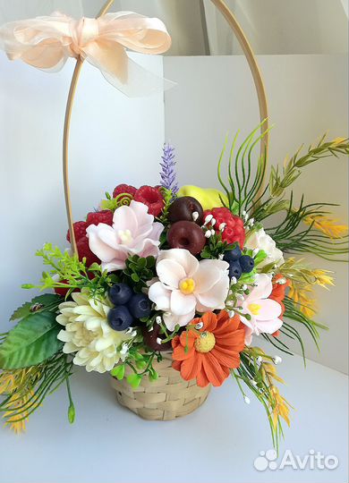 Букет цветов из мыла