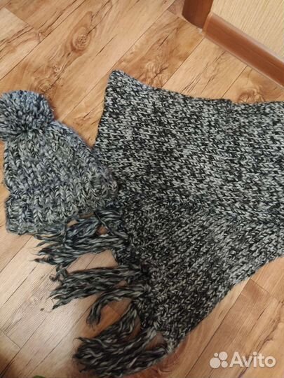 Комплект шапка и шарф для девочки