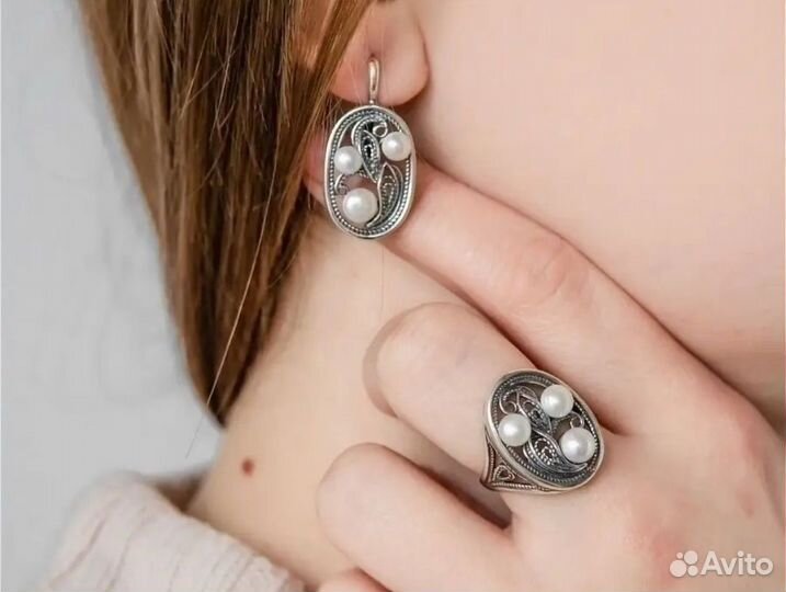 Серебряные серьги