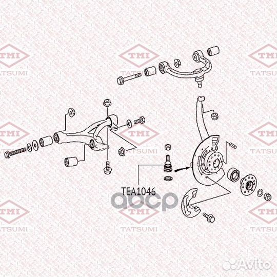 Опора шаровая нижняя L/R TEA1046 tatsumi