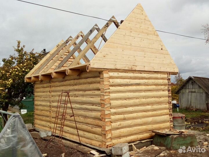 Сруб бани 3х6