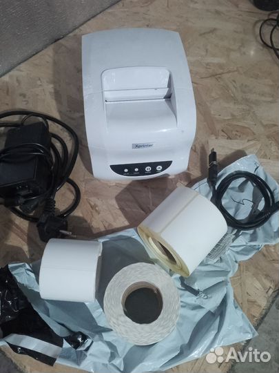 Термопринтер xprinter 365b полный комплект