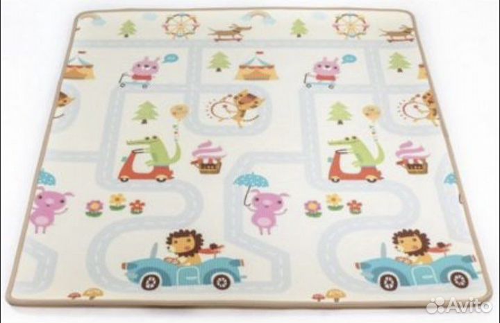 Детский игровой коврик теплый