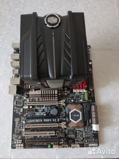 Комплект Asus sabertooth 990fx+fx8150+16gb+башня