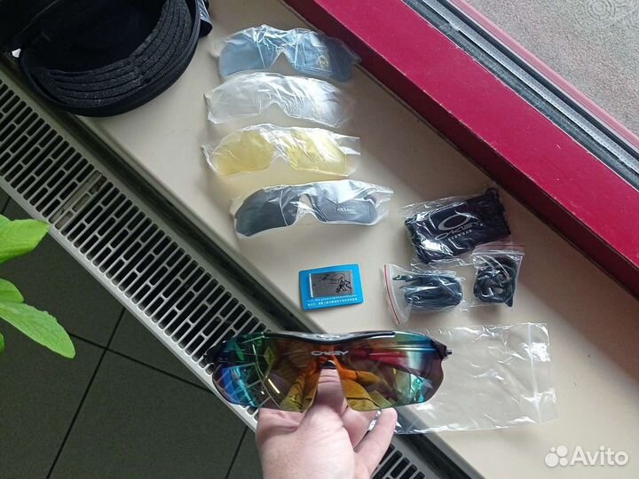 Очки oakley новые набор с пятью сменными линзами