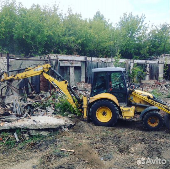 Услуги Экскаватора-Погрузчика NEW Holland