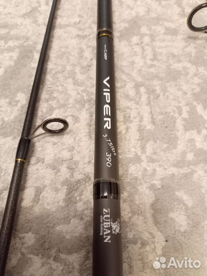 Трёхчастное карповое удилище Viper 3.75lbs