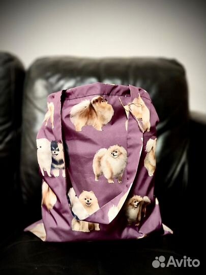 Сумка с рисунком шпиц