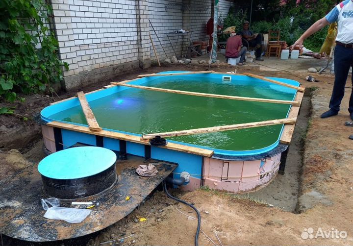 Пластиковый бассейн